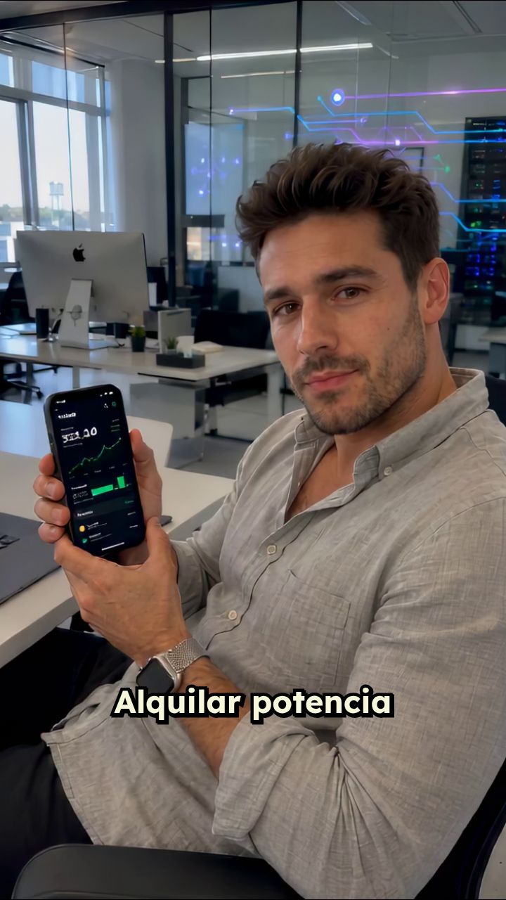 Gana alquilando potencia de IA