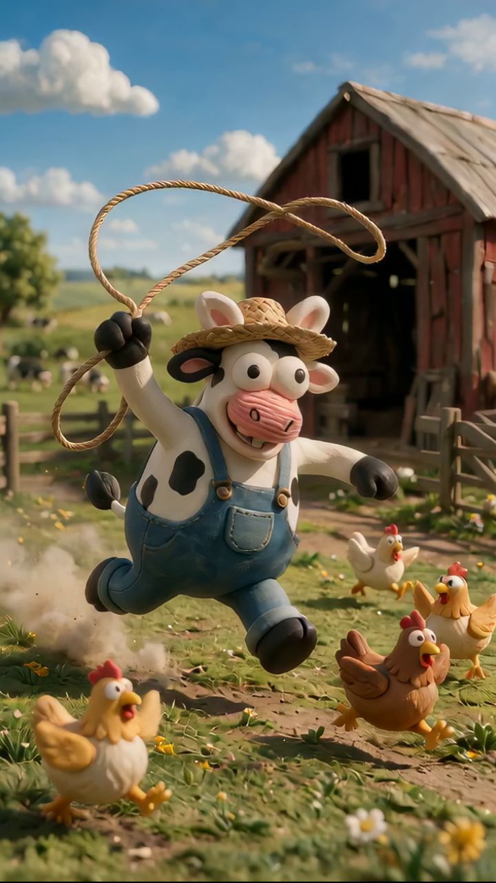 Clefus and the Roller Skating Chickens