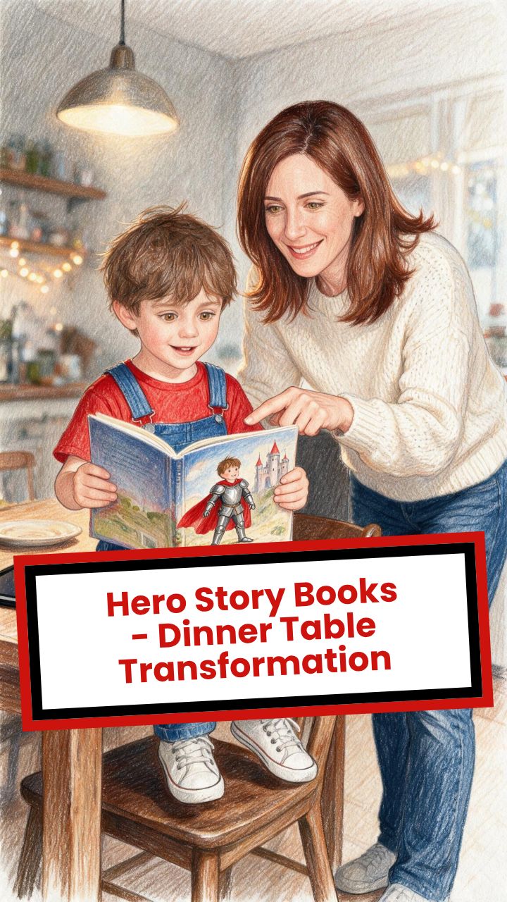 Hero Story Books - Dinner Table Transformation