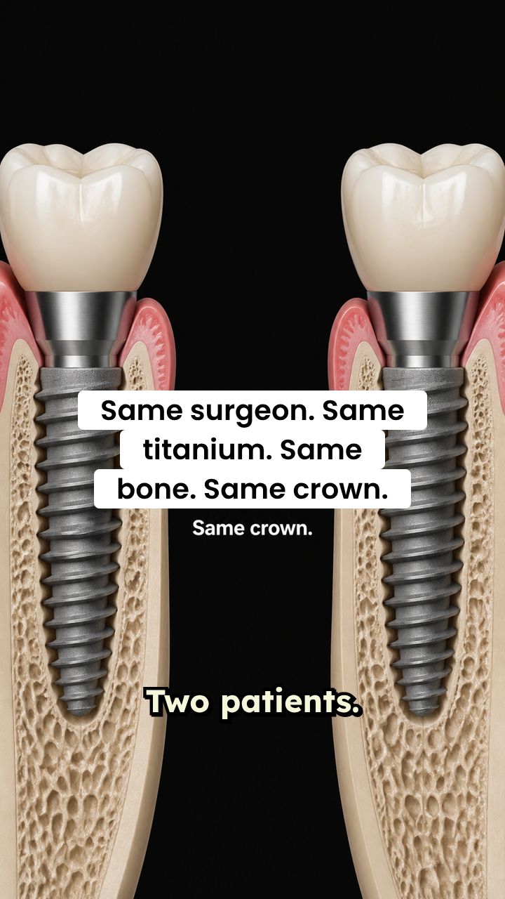 Same Bone. Same Titanium. Different Outcome.
