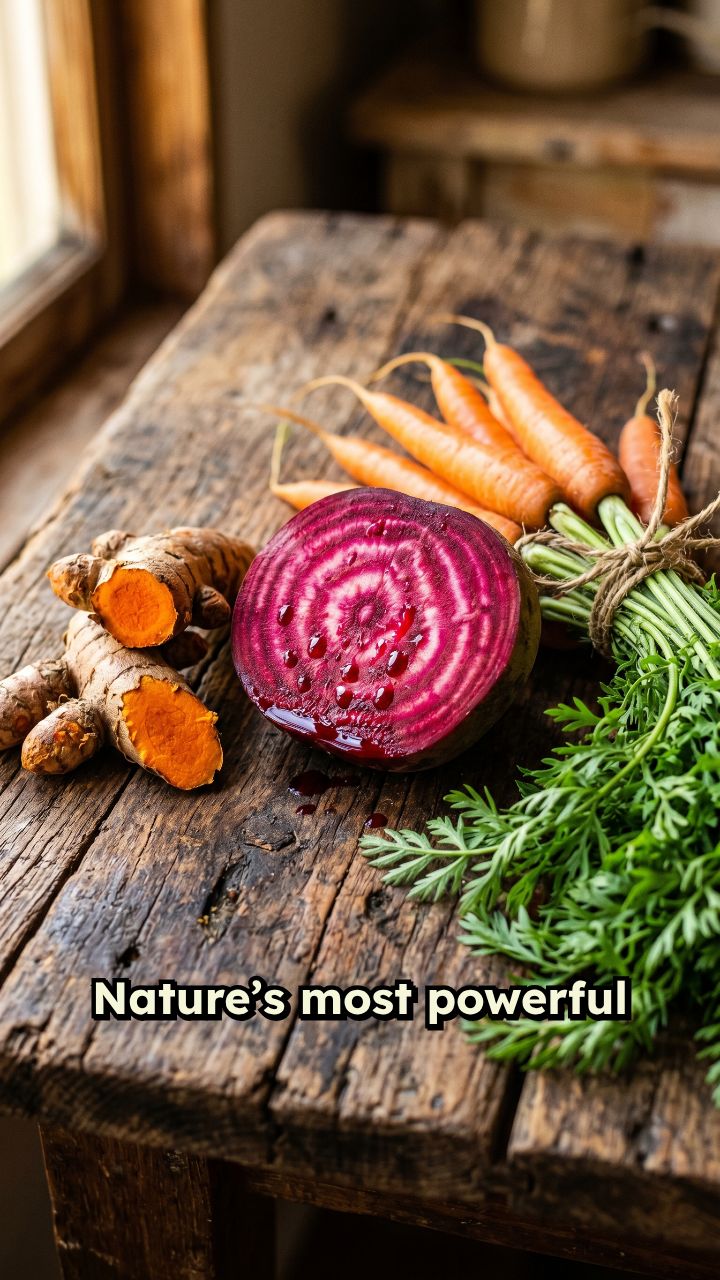 The Golden Glow: Turmeric, Beetroot, and Carrot Superfood