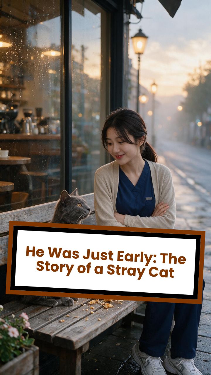 He Was Just Early: The Story of a Stray Cat
