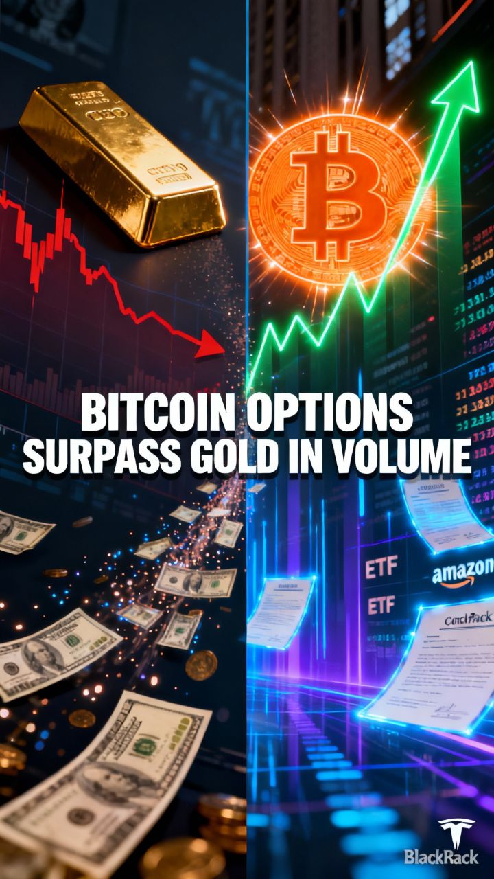 Bitcoin Options Surpass Gold in Volume