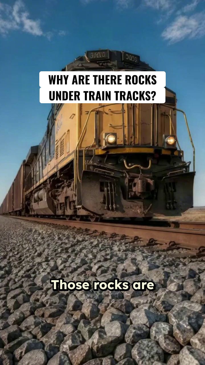 Why Train Tracks Have Rocks