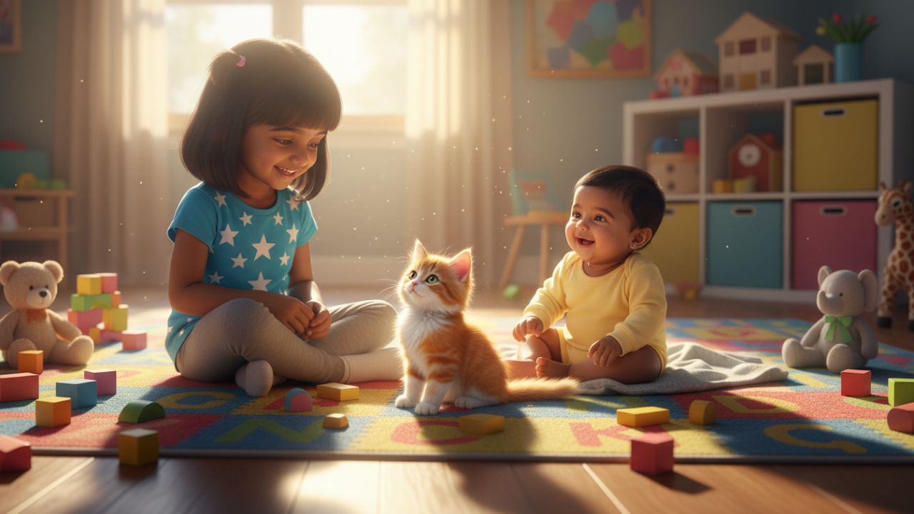 Sarah and Shloka's Kitty Day