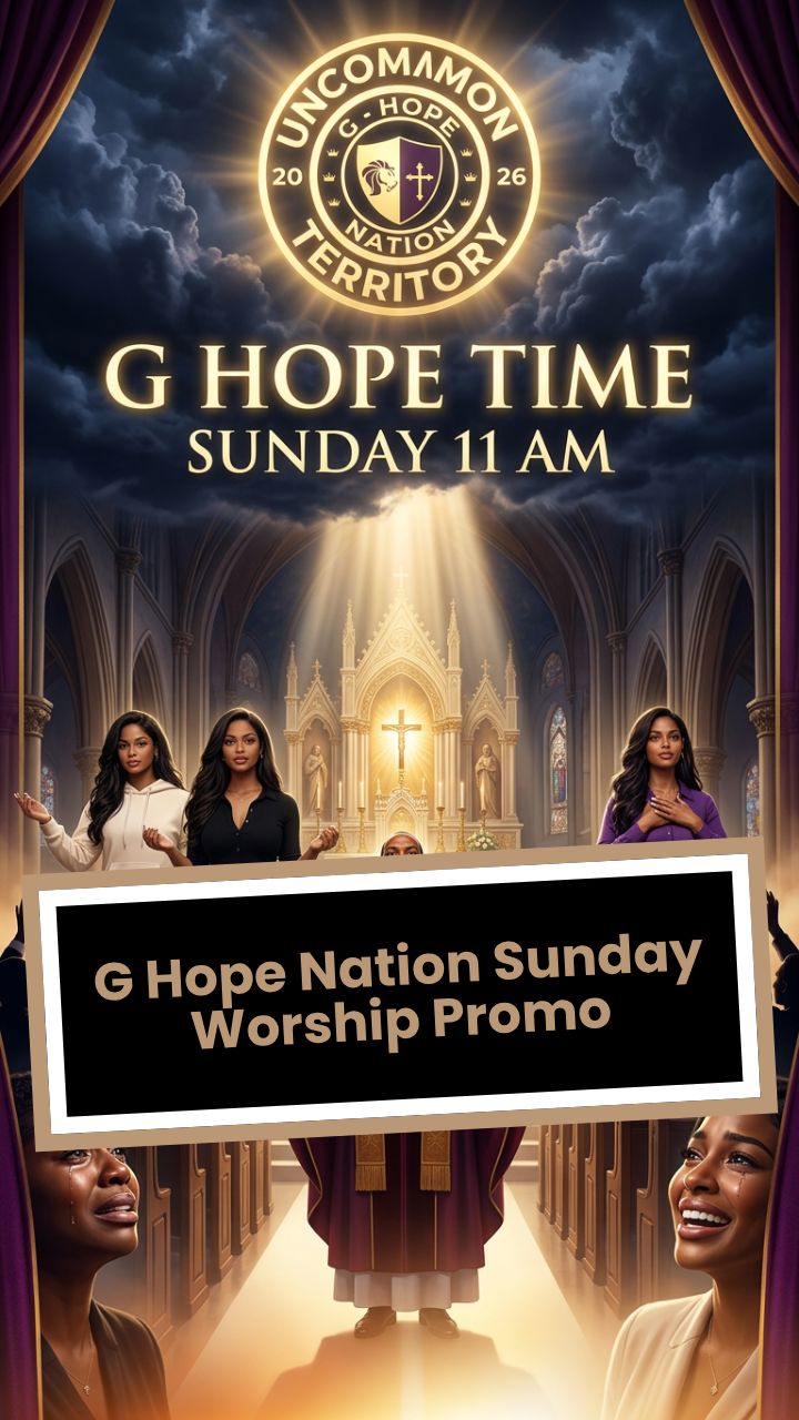G Hope Nation Sunday Worship Promo
