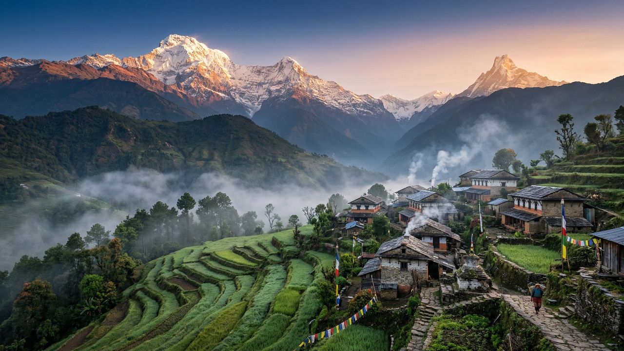 आमाको काख, मेरो संसार