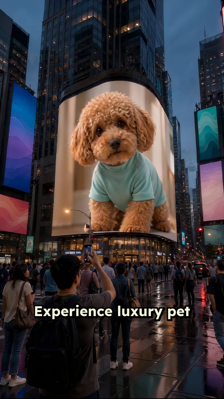 Mascotas Official 3D Billboard Commercial