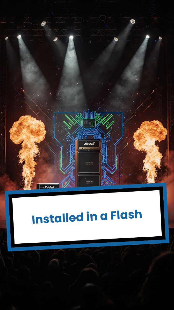 Installed in a Flash