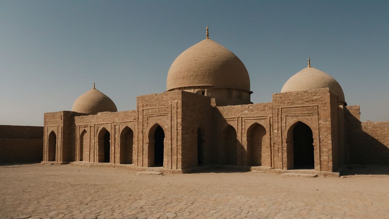 Shrine Dome of Shaykh Abdul Qadir Jilani in 12th-Century Baghdad