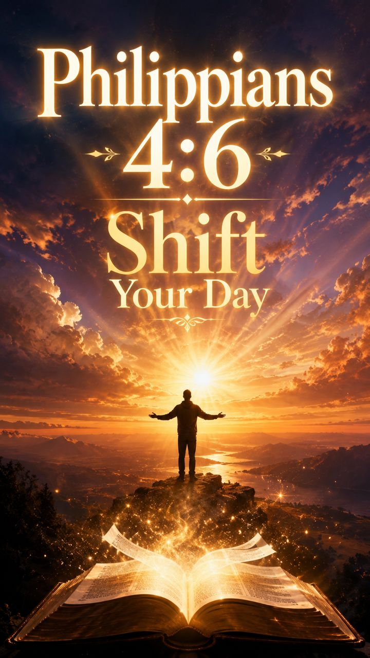 Philippians 4:6 - Shift Your Day