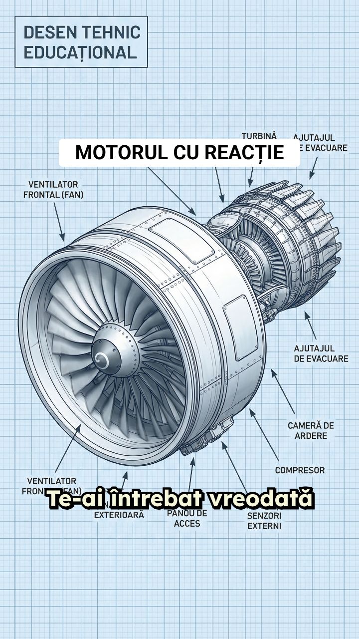 Cum funcționează un motor cu reacție