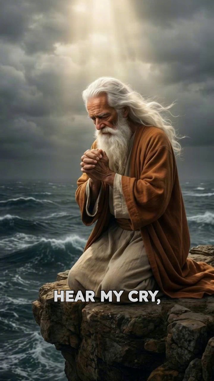🕊️ “When you can't stand, cry out to God.”