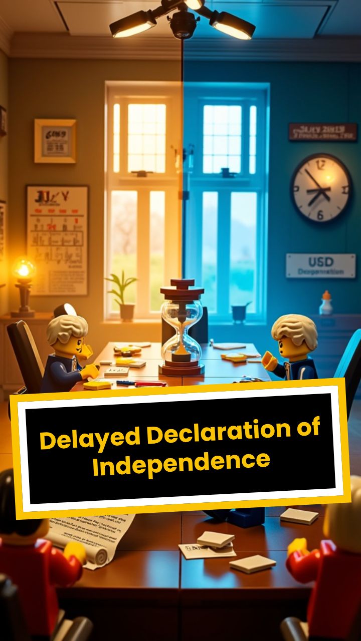 Delayed Declaration of Independence