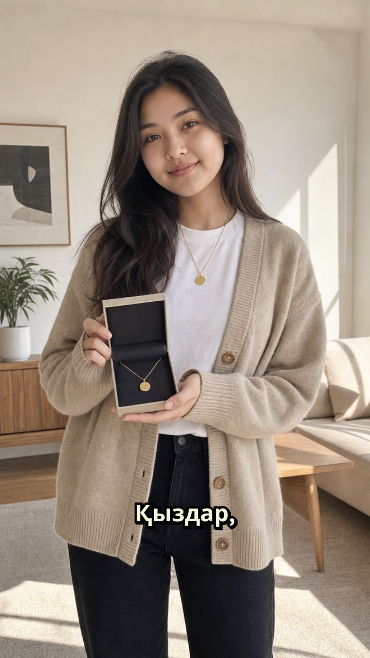 Elegant Gold Pendant UGC Ad