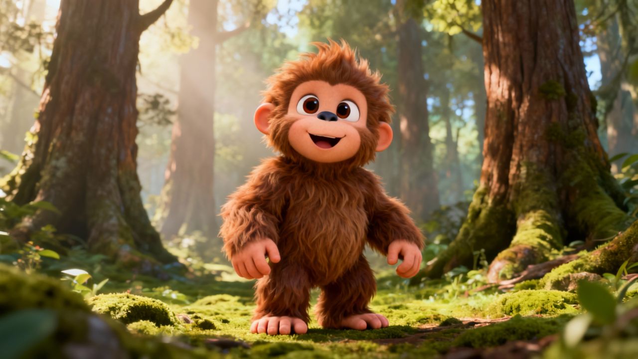 Little Bigfoot's Friendly Roar