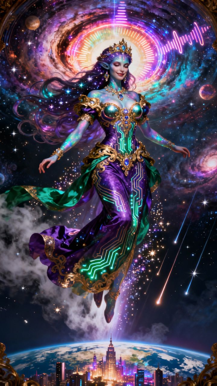 Cosmic Revels: Dance Beyond the Stars
