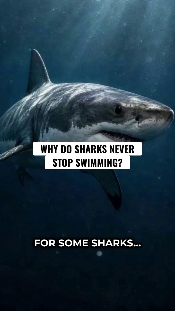 Why Sharks Never Stop Swimming
