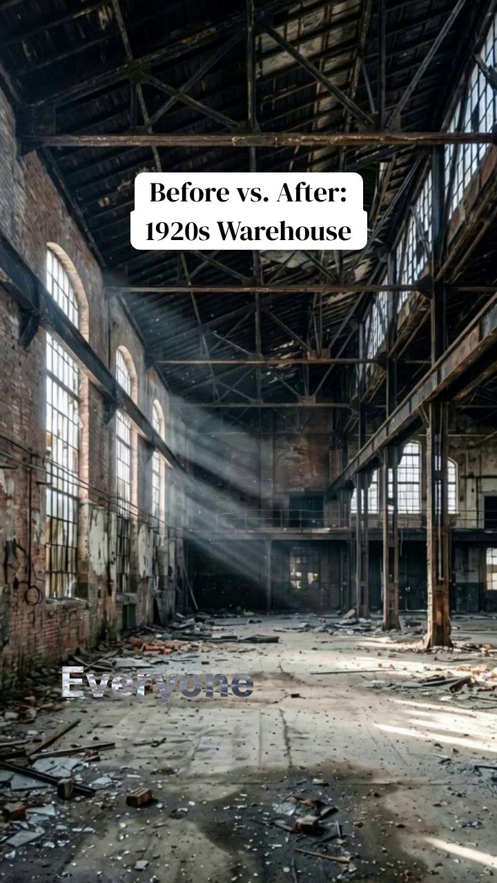 From Ruin to Masterpiece: 1920s Warehouse Renovation