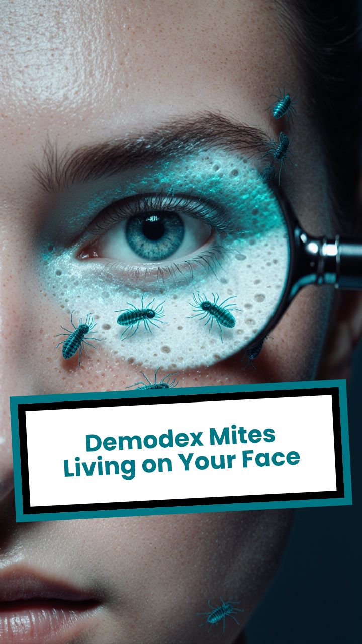 Demodex Mites Living on Your Face