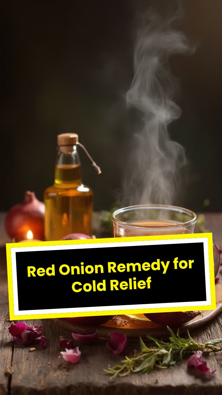 Red Onion Remedy for Cold Relief
