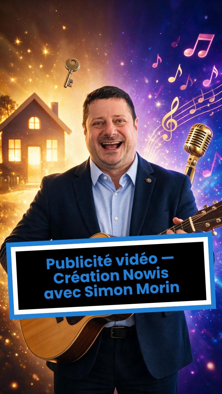 Publicité vidéo — Création Nowis avec Simon Morin