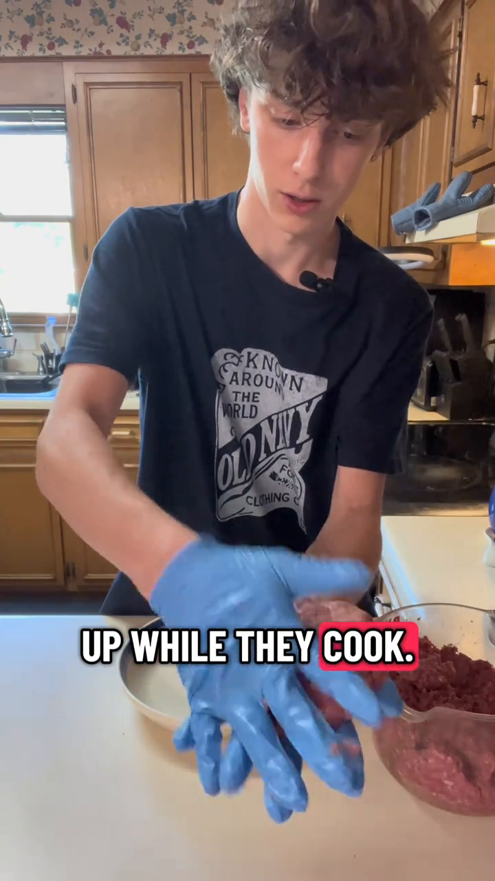 TikTok video: Cooking dinner for my family: Burgers, Fries, Corn #creatorsearchinsights #what