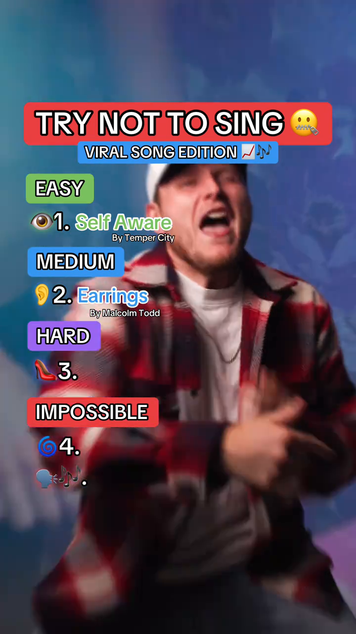 TikTok video: Try Not To Sing: Viral Song Edition 🤐📈🎶 Can you pass this viral song challeng