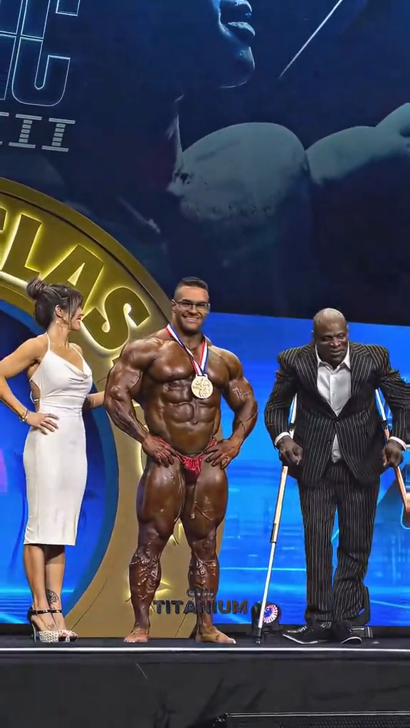 TikTok by @body.building95: 1999 Mr Olympia champion Ronnie Coleman and 2026 Mr Olympia champion Nick walker (RONNIE C
