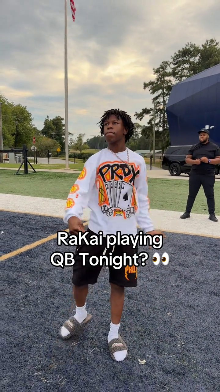 TikTok by @overtime: Game 2 gonna be a movie 🍿🔥 @2xRakai #rakai #football #highschool #nfl #highlights