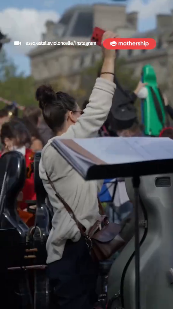 TikTok by @mothershipsg: On Oct. 17, France’s Orchestre du Nouveau Monde performed in solidarity with student prote
