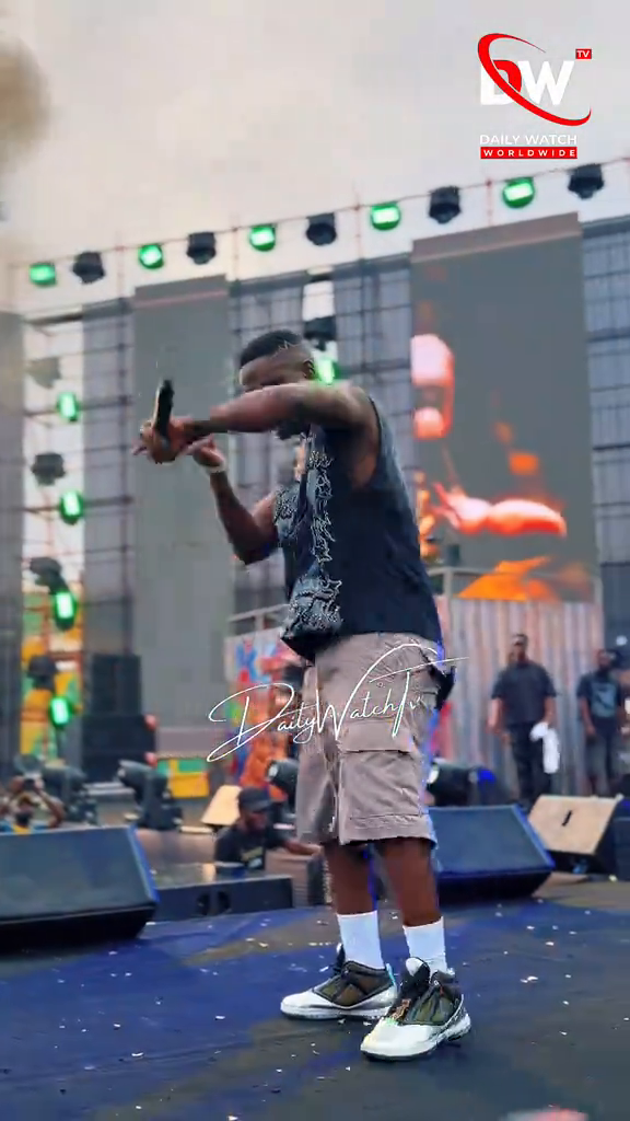 TikTok by @dailywatchtvworldwide: @Sarkodie Finally Dance his Signature Dance at Rapperholic 2026 in Kumasi at Baba Yara Spo