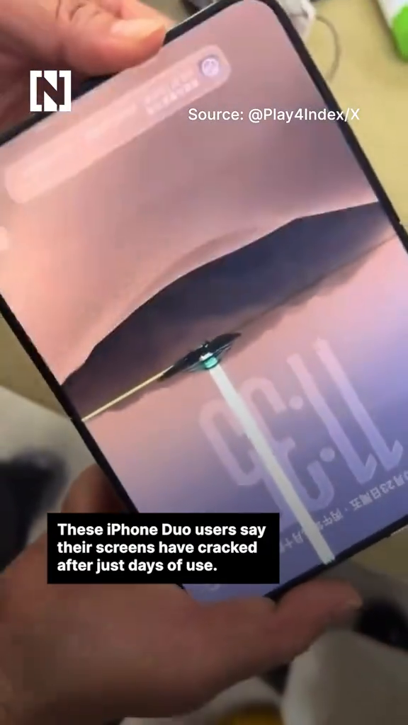 TikTok by @thenationalnews: Apple’s newly launched iPhone Duo is facing complaints of damaged screens, with some early