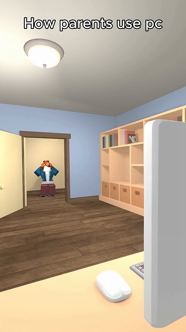 TikTok video: Parents play computer be like #RobloxAnimation #shorts #short #memes #roblox